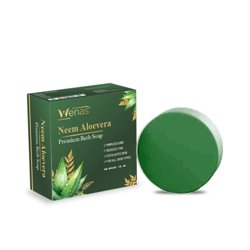 Neem & Aloevera Herbal Bath Soap – 3 Piece Value Pack